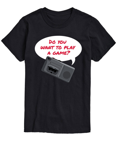 Airwaves Men's You Wanna Play A Game Classic Fit T-shirt In Black