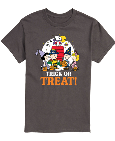 Airwaves Men's Peanuts Trick Or Treat T-shirt In Gray