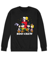 Airwaves Men's Peanuts Boo Crew Fleece T-shirt In Black