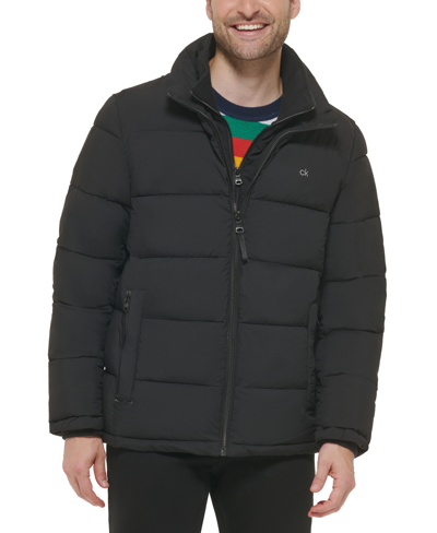 CALVIN KLEIN MEN'S PUFFER WITH SET IN BIB DETAIL, CREATED FOR MACY'S