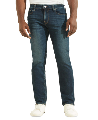 Guess Men's Eco Slim Straight Fit Jeans In Blue Guitar