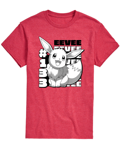 Airwaves Men's Pokemon Eevee Graphic T-shirt In Red