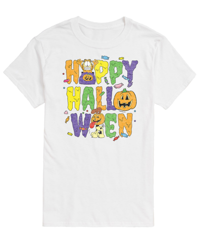 Airwaves Men's Garfield Happy Halloween T-shirt In White