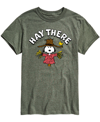AIRWAVES MEN'S PEANUTS HAY THERE T-SHIRT