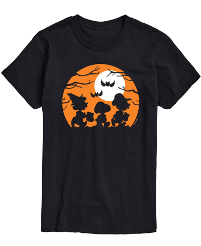 Airwaves Men's Peanuts Trick Or Treating T-shirt In Black