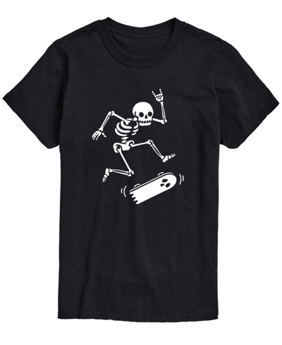 Airwaves Men's Skateboarding Skeleton Classic Fit T-shirt In Black