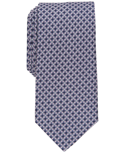 Perry Ellis Men's Geometric-print Tie In Navy