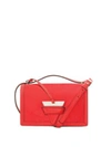 Loewe Barcelona Small Leather Shoulder Bag In Red
