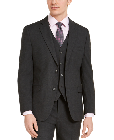 Alfani Men's Slim-fit Stretch Solid Suit Jacket, Created For Macy's In Charcoal