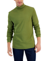 CLUB ROOM MEN'S SOLID MOCK NECK SHIRT, CREATED FOR MACY'S