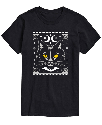 Airwaves Men's Halloween Cat Classic Fit T-shirt In Black