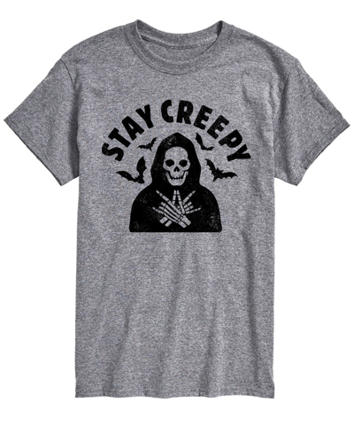 Airwaves Men's Stay Creepy Classic Fit T-shirt In Gray