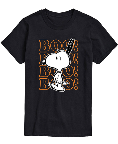 Airwaves Men's Peanuts Boo T-shirt In Black