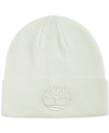 Timberland Men's Tonal 3d Embroidery Beanie In Cream