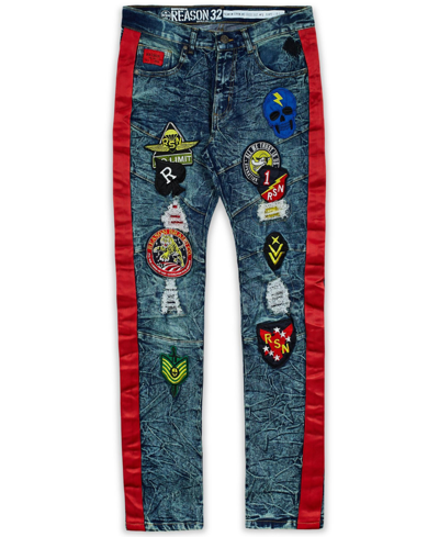 Reason Men's Service Denim Jeans In Multi