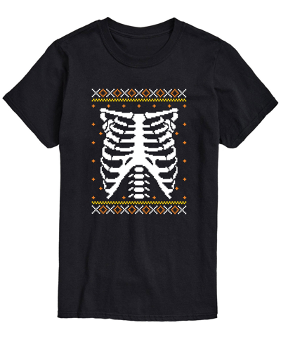 Airwaves Men's Skeleton Chest Classic Fit T-shirt In Black