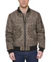 Levi's Men's Quilted Fashion Bomber Jacket In Olive