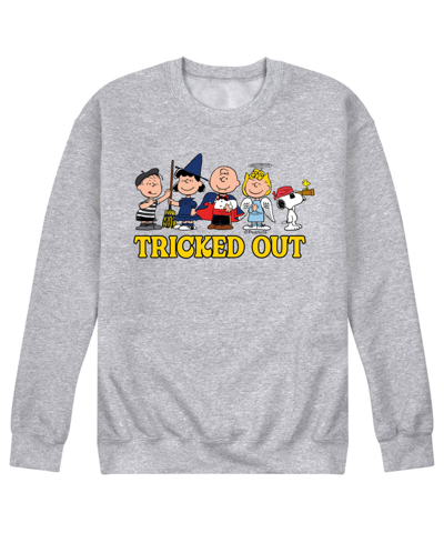 Airwaves Men's Peanuts Tricked Out Fleece T-shirt In Gray