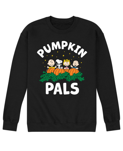 Airwaves Men's Peanuts Pumpkin Pals Fleece T-shirt In Black