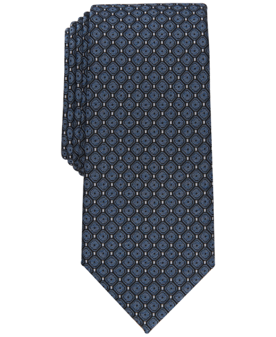 Alfani Men's Morgan Slim Tie, Created For Macy's In Blue