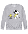 AIRWAVES MEN'S PEANUTS SUPER HERO FLEECE T-SHIRT