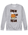 Airwaves Men's Peanuts Chilling Like A Villain Fleece T-shirt In Gray