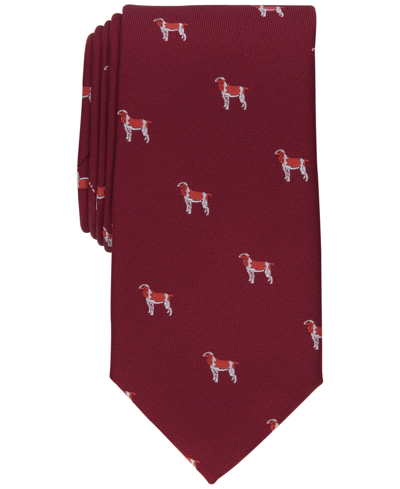 Club Room Men's Terrier Tie, Created For Macy's In Burgundy