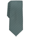 Alfani Men's Louvre Slim Tie, Created For Macy's In Mint