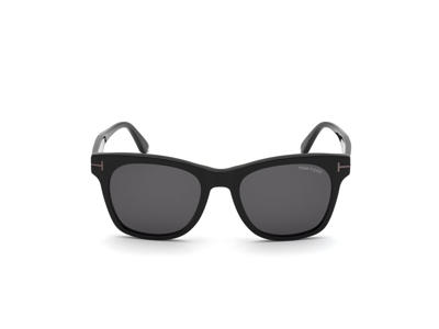 Tom Ford Eyewear Wallace Square Frame Sunglasses In Black