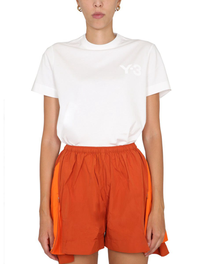 Adidas Y-3 Yohji Yamamoto Women's White Other Materials T-shirt