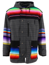 Junya Watanabe "jay Kay Striped Check" Jacket In Grey