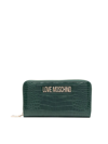 LOVE MOSCHINO LOVE MOSCHINO WOMEN'S GREEN OTHER MATERIALS WALLET,JC5624PP1FLF0VERDE UNI