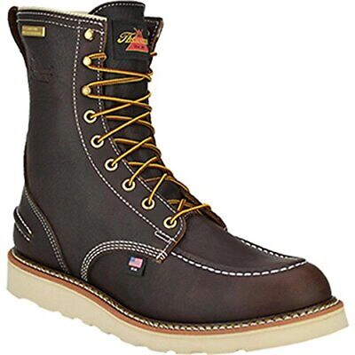 Pre-owned Thorogood 1957 Series Waterproof 8″ Briar Pitstop Toe Maxwear Wedge™ Usa