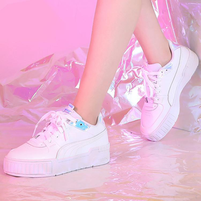 Puma 【潮流百搭】cali Sport 休闲厚底时尚小白鞋板鞋女
