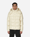 Moncler Maya 70 Short Down Jacket In Beige