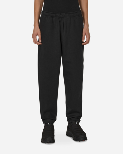 Nike Men's Solo Swoosh Fleece Trousers In Black