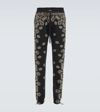Amiri Bandana-print Drawstring Track Pants In Black