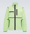 The North Face Chest Logo-print Zipped Jacket In Patina Green