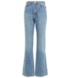 Joseph Fulham High-rise Straight Jeans In Indigo Wash