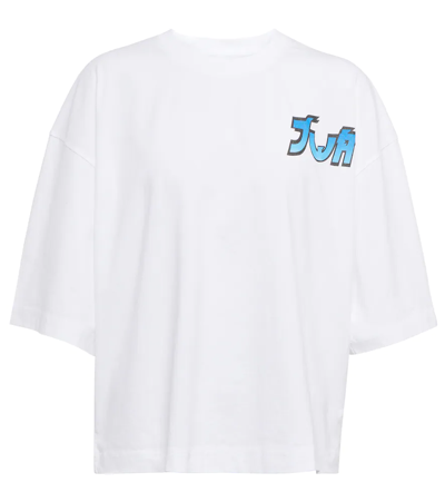 JW ANDERSON X RUN HANY LOGO COTTON T-SHIRT