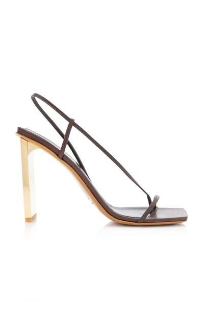 Arielle Baron Women's Narcissus Leather Sandals In Blue,brown