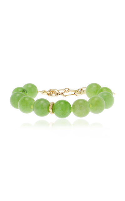 Anni Lu Green Bowl Quartz Pearl Bracelet