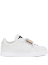 Dolce & Gabbana Dolce E Gabbana Mens White Leather Sneakers In White
