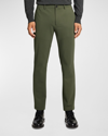 Theory Men's Zaine Precision Ponte Slim-straight Chino-style Pants In Branch Green