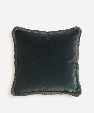 Soho Home Margeaux Navy Square Cushion In Navy Blue