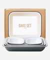 Falconware Enamel Bake Set In Mid-grey