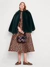 Kate Spade Plush Faux Fur Jacket In Pine Grove