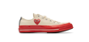 Comme Des Garçons Play X Converse 'chuck 70' Low Top Sneakers In White