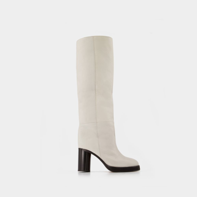 Isabel Marant Leila Boots In White