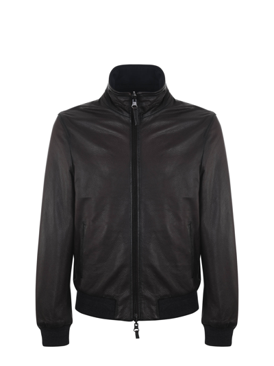 The Jack Leathers Reversible Jacket In Testa Di Moro | ModeSens